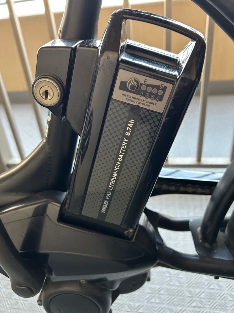 YAMAHA パス バビィ 電動アシスト自転車 チャイルドシート付き ブラック