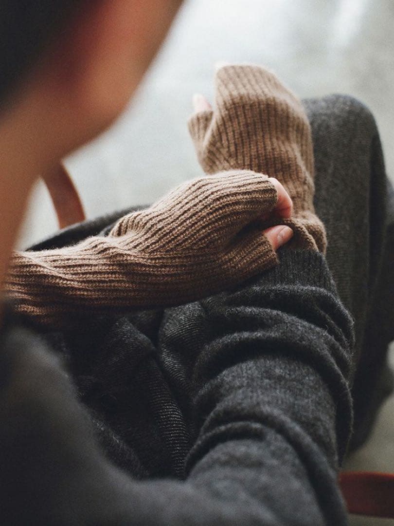 LIDNM 完売品Cashmere Knit Arm Warmer