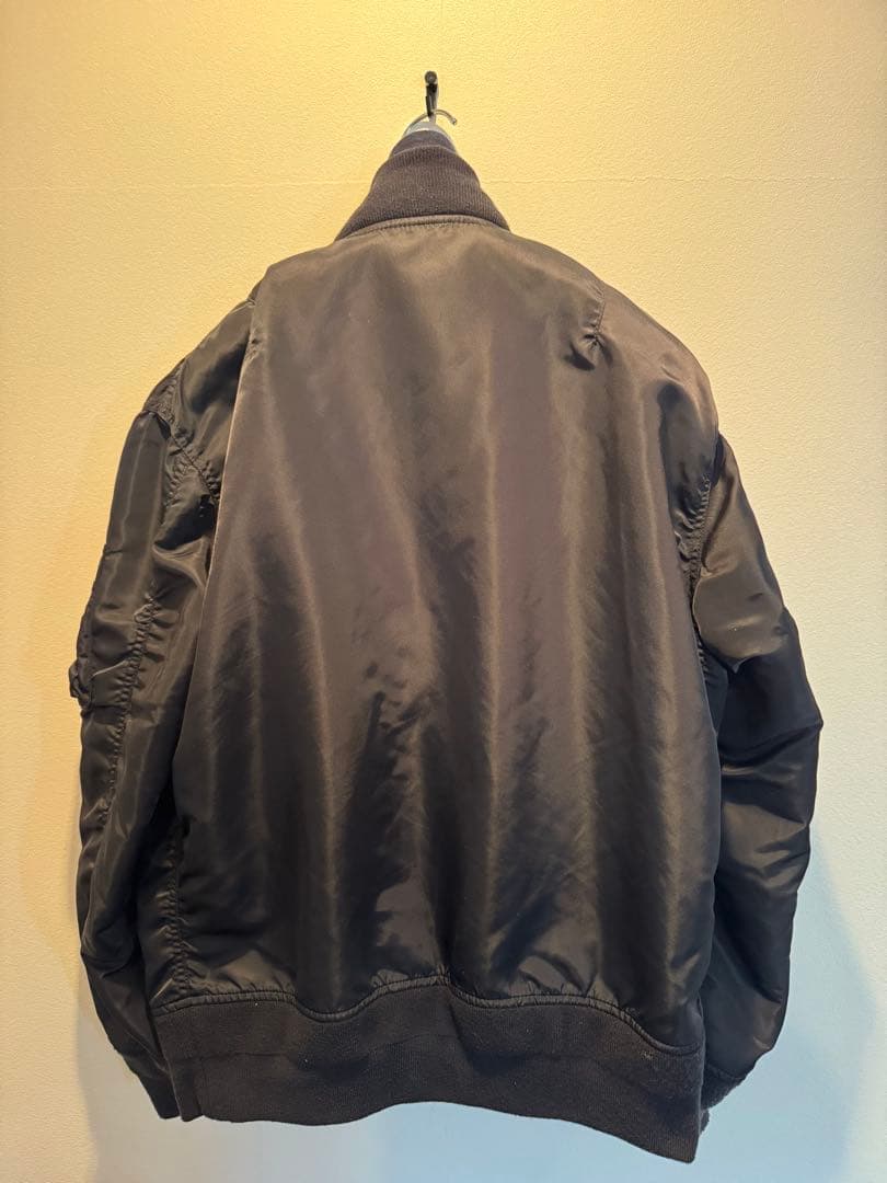 【美品・希少】sacaiサカイ　SCM-011　サイズ3 MA-1 ブラック