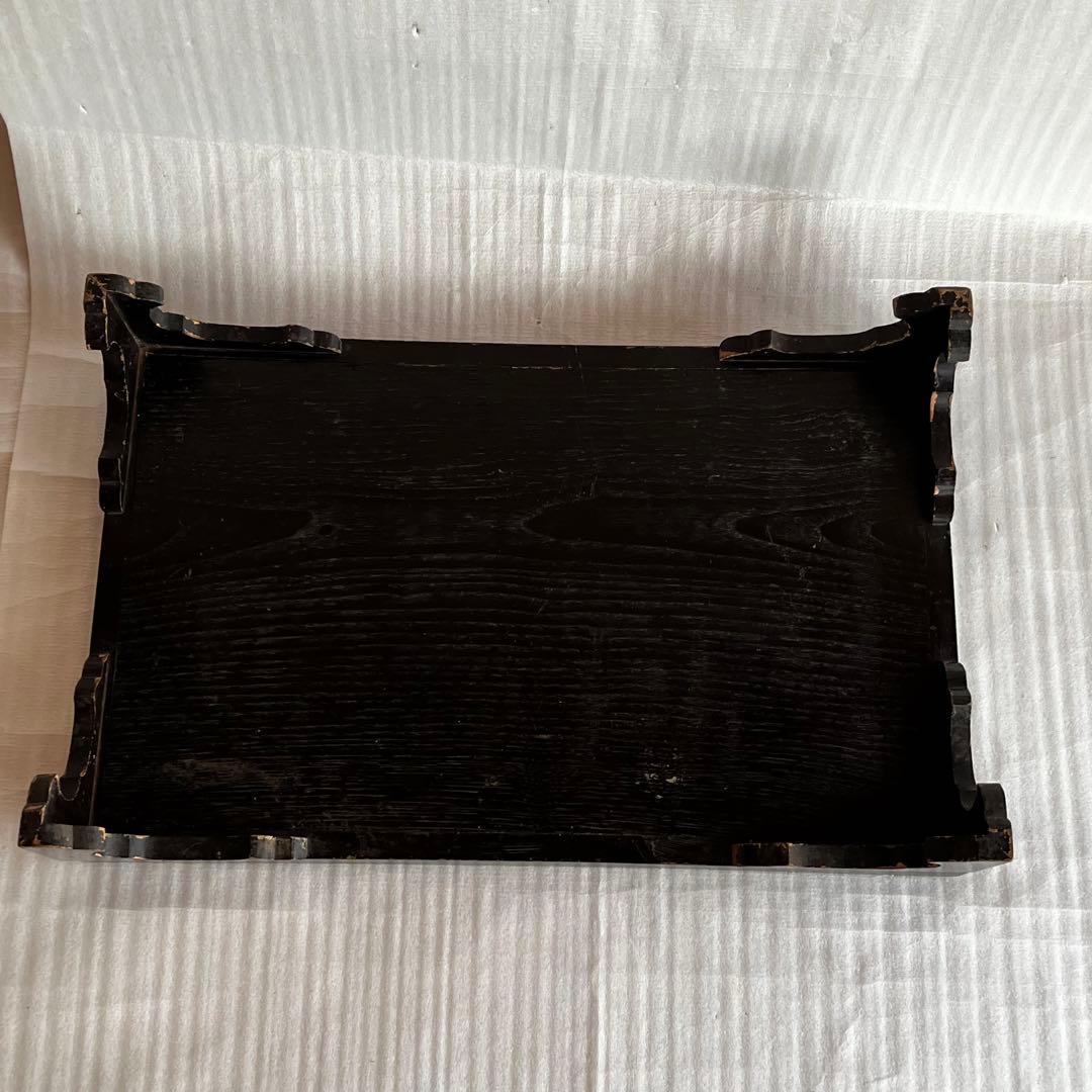 アンティーク　明治時代頃　木製台　天然木