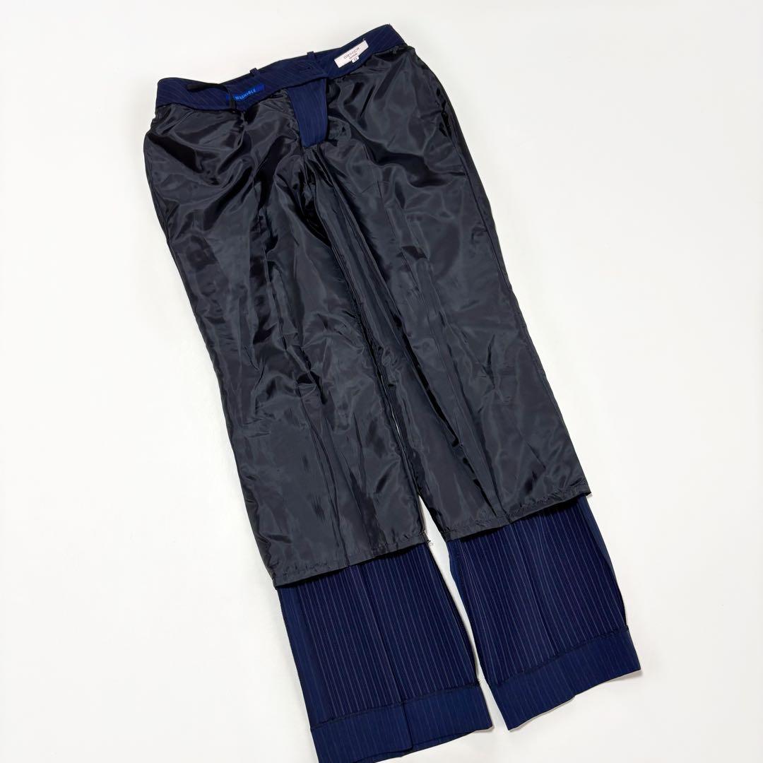 オリヒカ　３点セット　スーツ　ウォッシャブル　ストライプ　ネイビー　Lサイズ