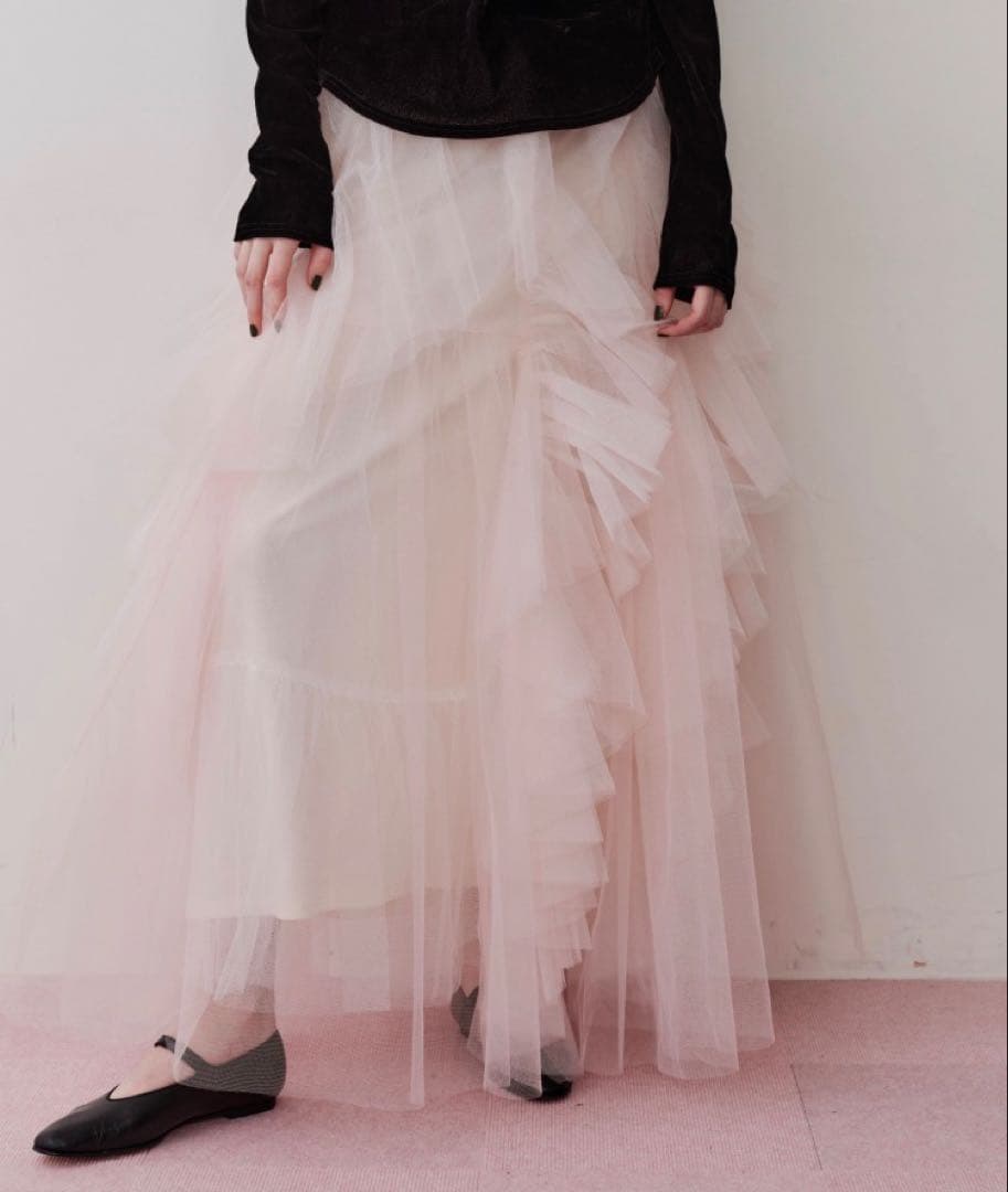Lily ボリュームチュールスカート　ラベルエチュード
