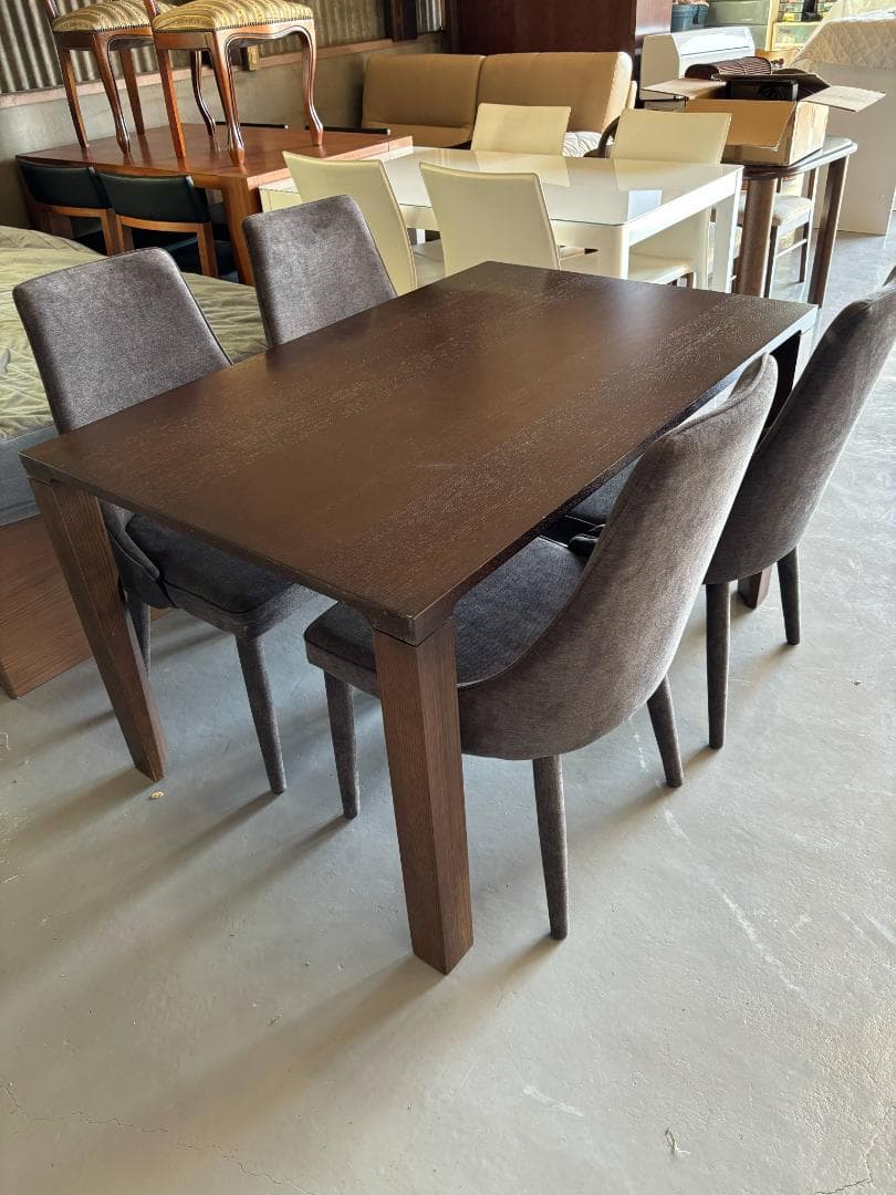 Karimoku Direttore 最高級 ダイニング5点セットUsed/美品