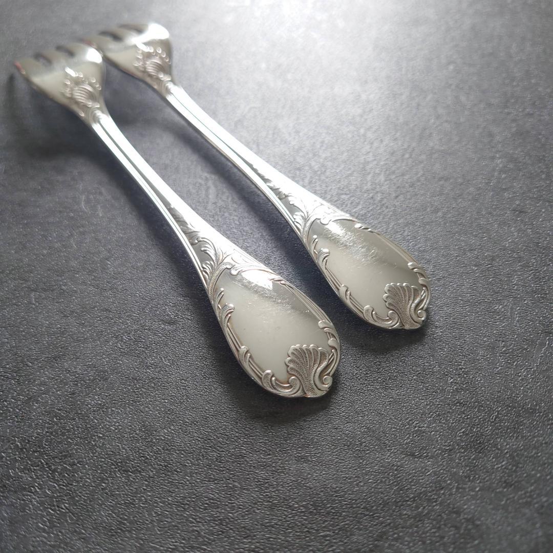 美品 クリストフル マルリー ケーキフォーク 2点