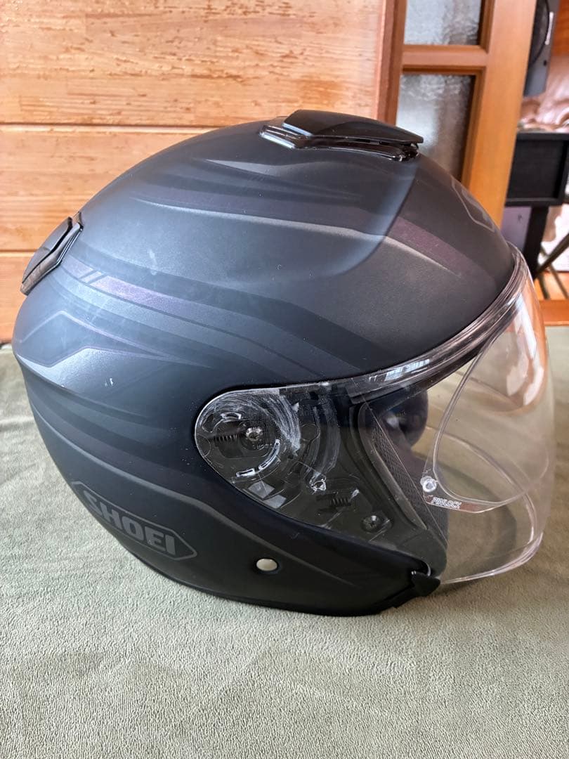 SHOEI フルフェイスヘルメット マットブラック (サンシェード付き)