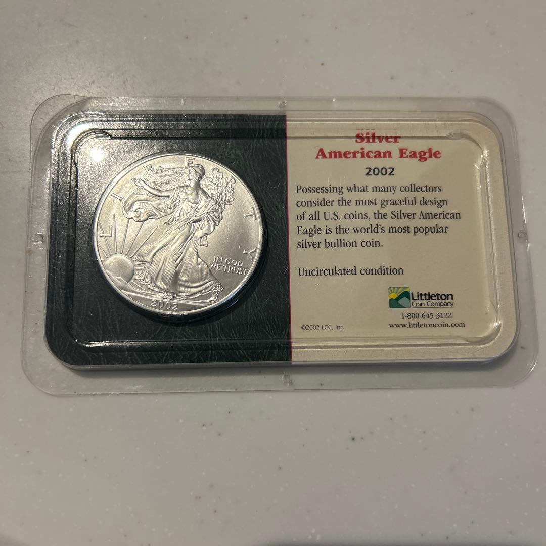 シルバーアメリカンイーグル 2002年