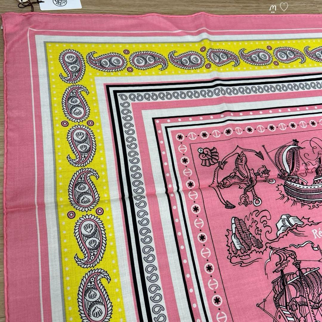 HERMESエルメス　カレ140　ジェアン　船乗りのタトゥー・バンダナ　カシシル