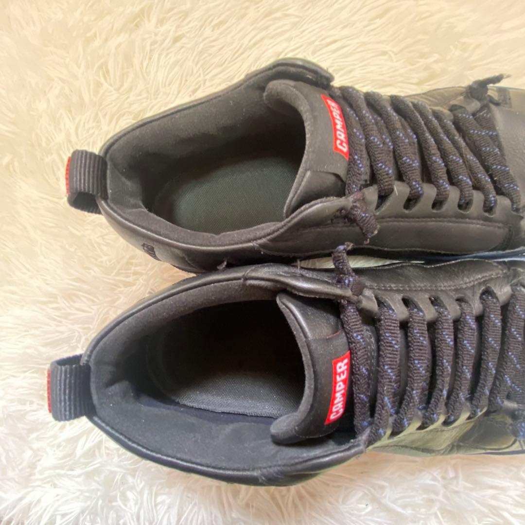 CAMPER レザースニーカー ペウピスタ GORE-TEX 黒 カンペール箱付