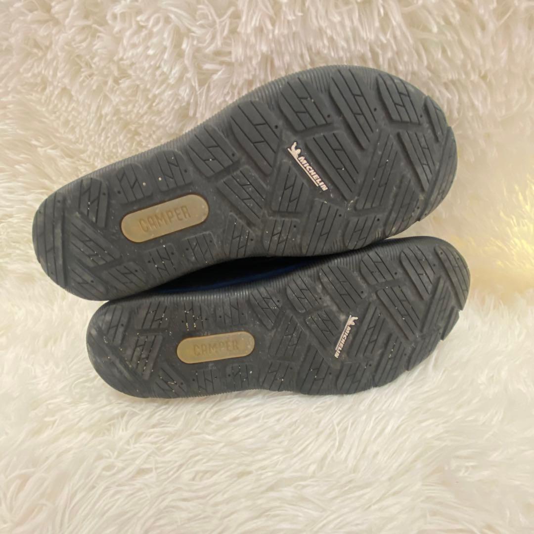 CAMPER レザースニーカー ペウピスタ GORE-TEX 黒 カンペール箱付