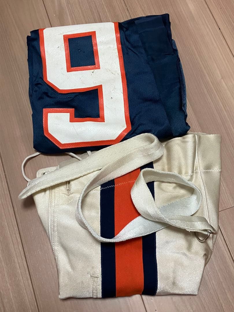 激レア！ 法政大学アメリカンフットボール部 旧ユニフォーム上下セット ベルト付き