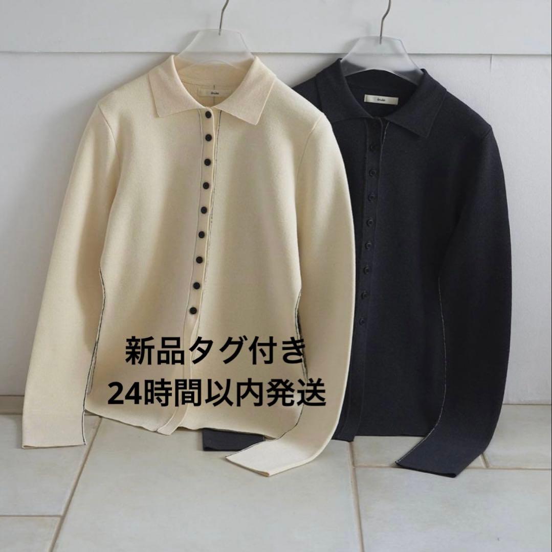 【タグ付き新品】anuke Linking Knit Shirts アイボリー