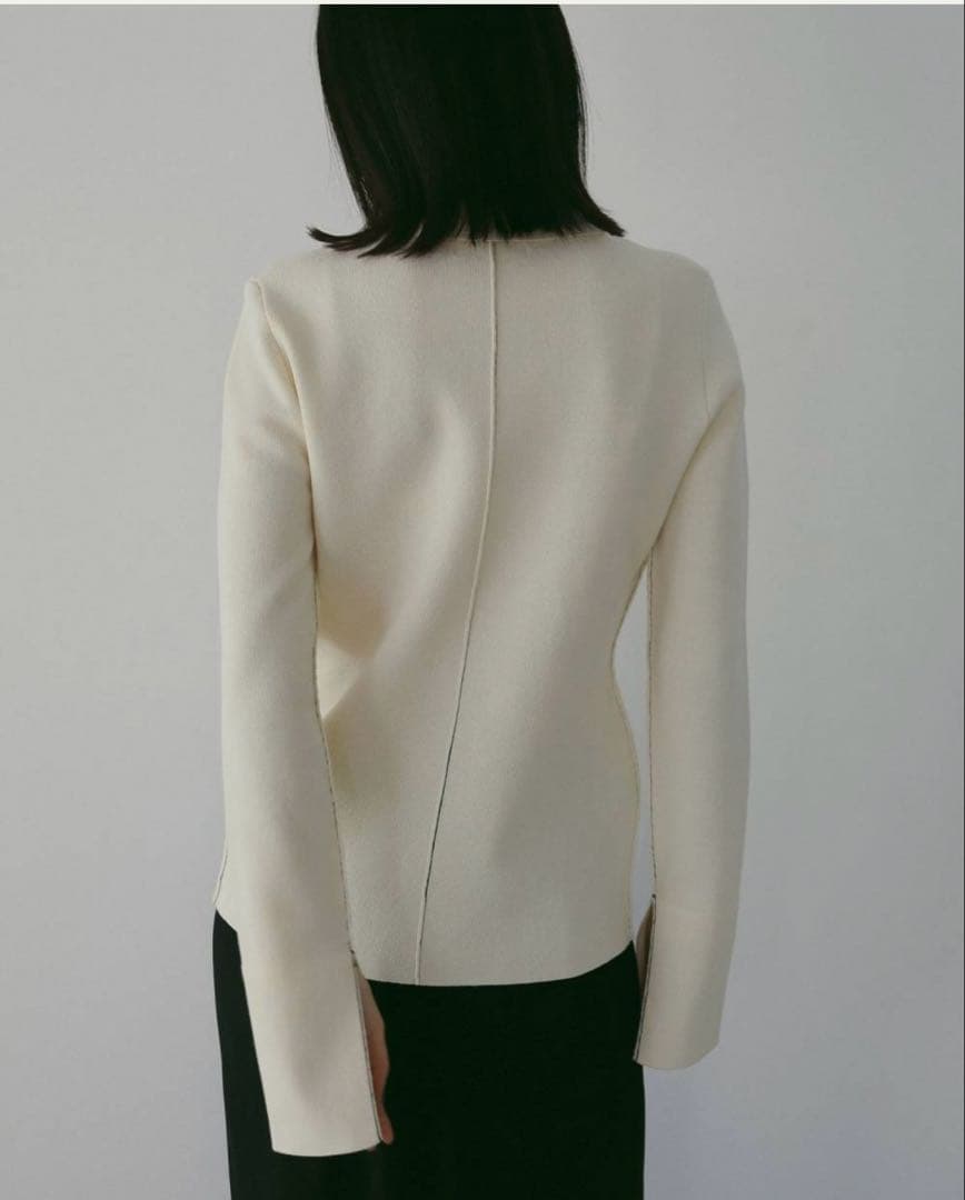 【タグ付き新品】anuke Linking Knit Shirts アイボリー