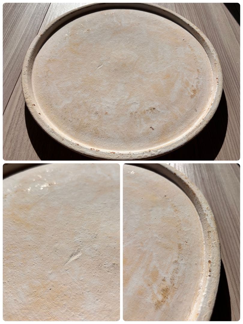 超大型　鉢　化粧鉢　植木鉢　プランター　アンティーク　ホワイト