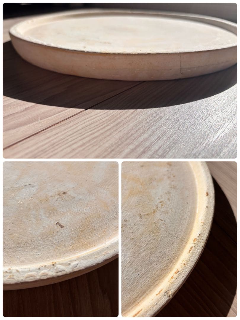 超大型　鉢　化粧鉢　植木鉢　プランター　アンティーク　ホワイト