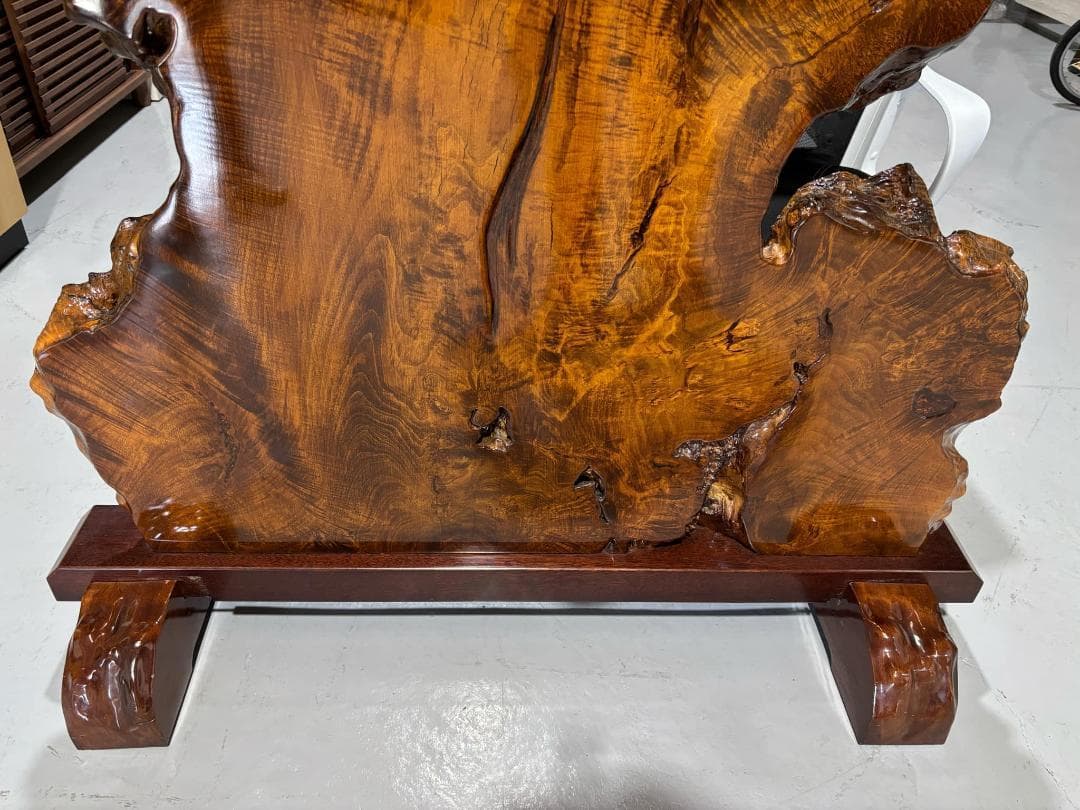 カズヒロ カズヒロ 直接引き取り最高級 一枚板天然木 衝立 Used