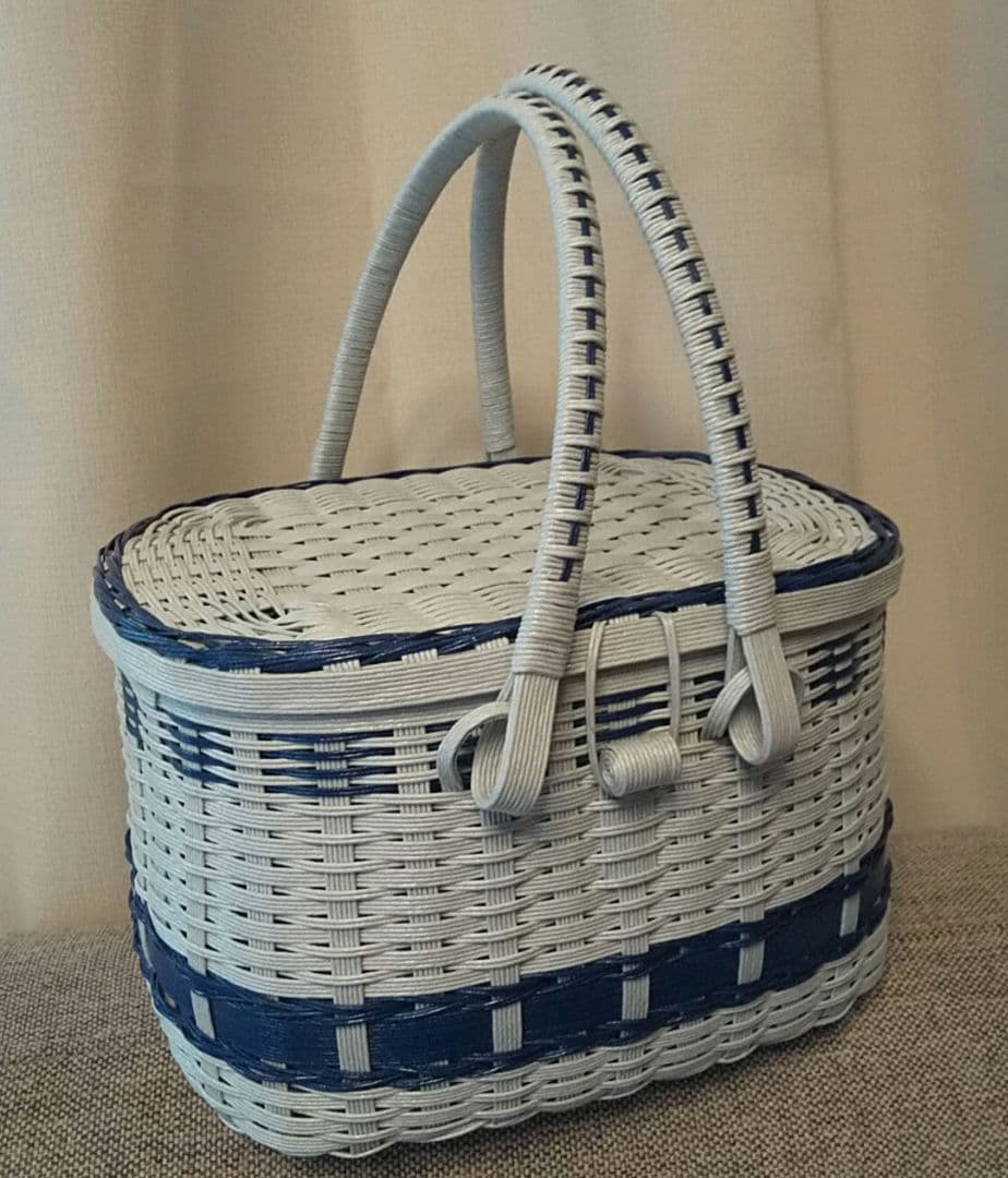 確認用  クラフトバンドかごバスケット