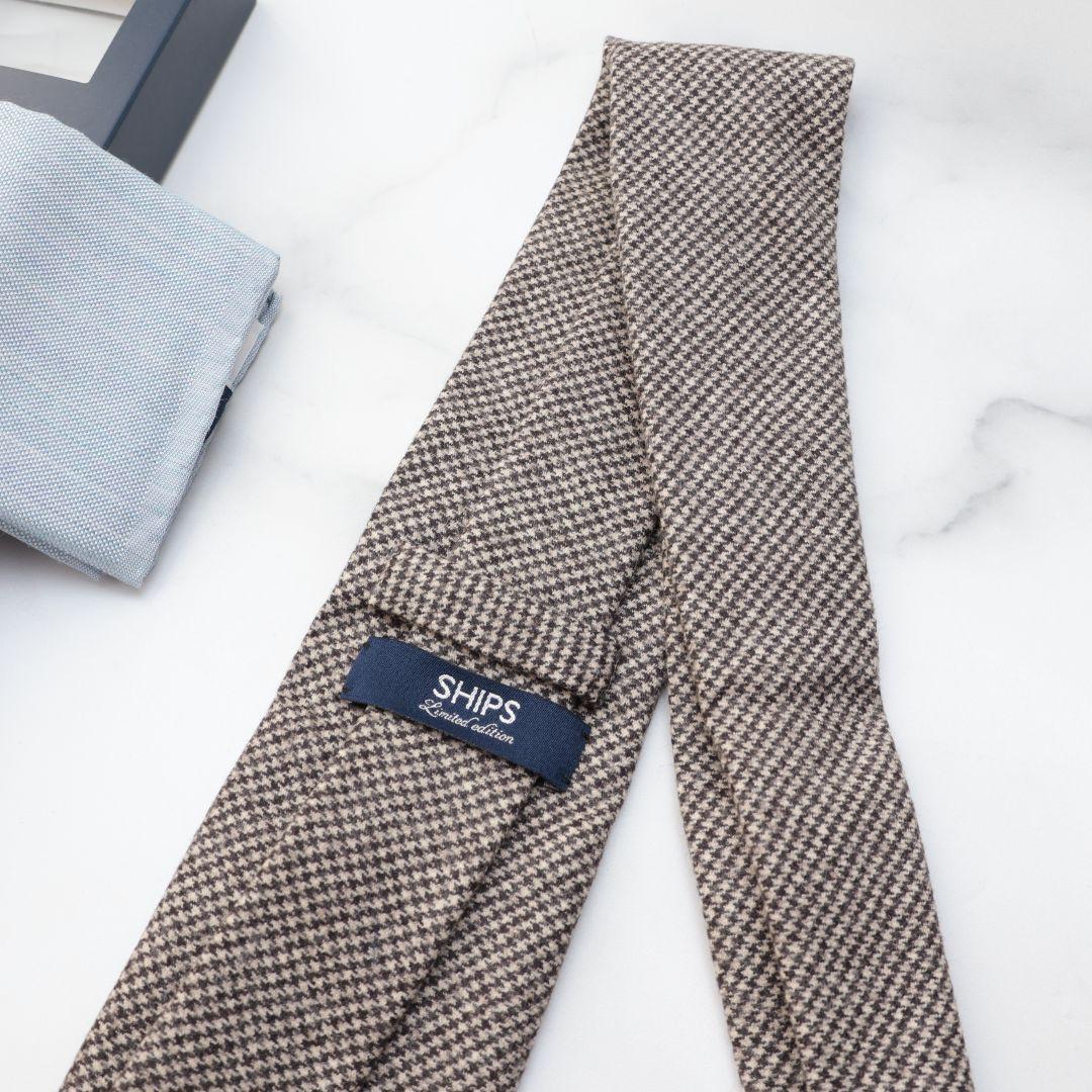 未使用 SHIPS ロロピアーナ ANA ネクタイ ポケットチーフ シップス