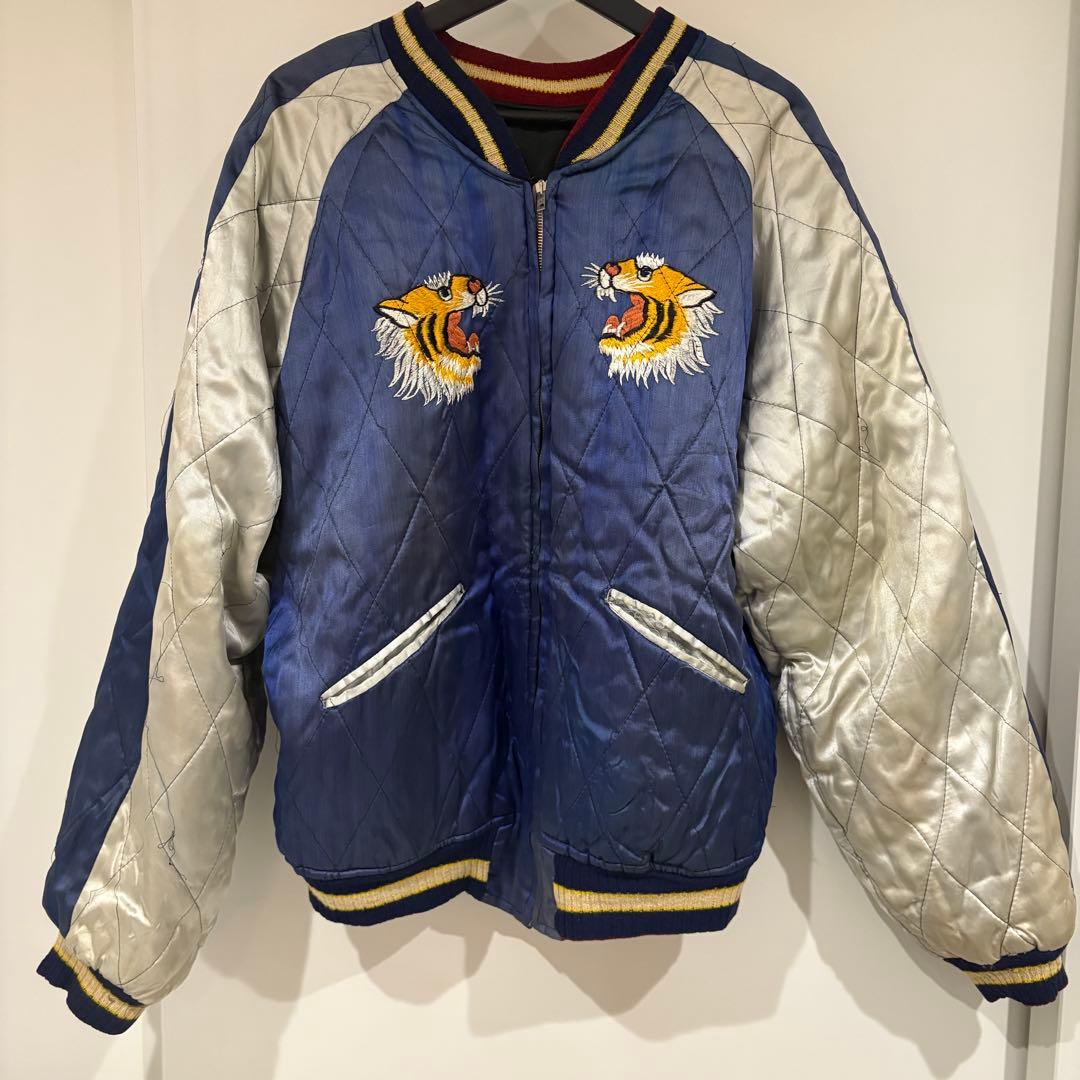 40s 50s スカジャン Big size 両A面 888ジッパー