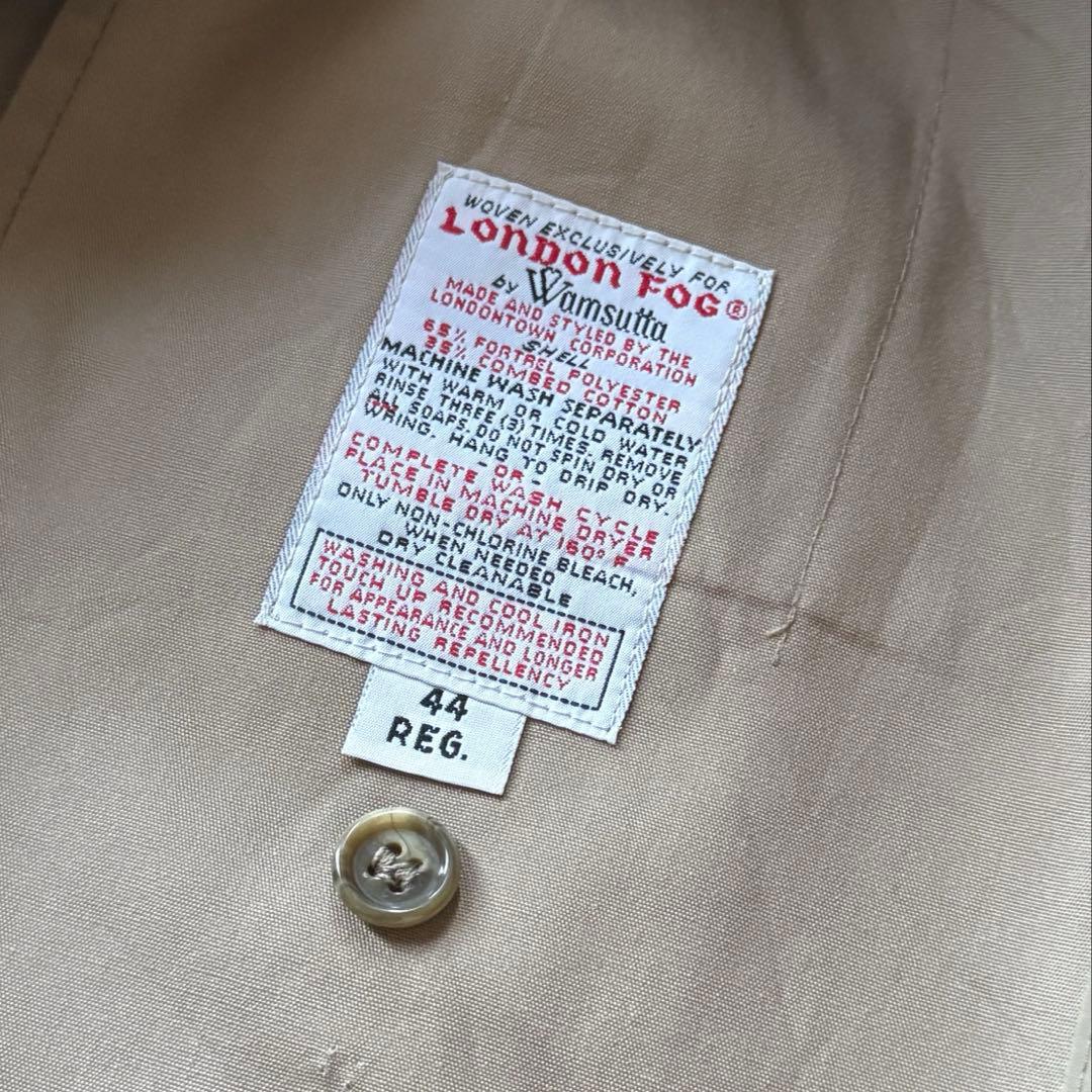 70s 80s usa製 LONDON FOG トレンチコート \"ライナー付き\"