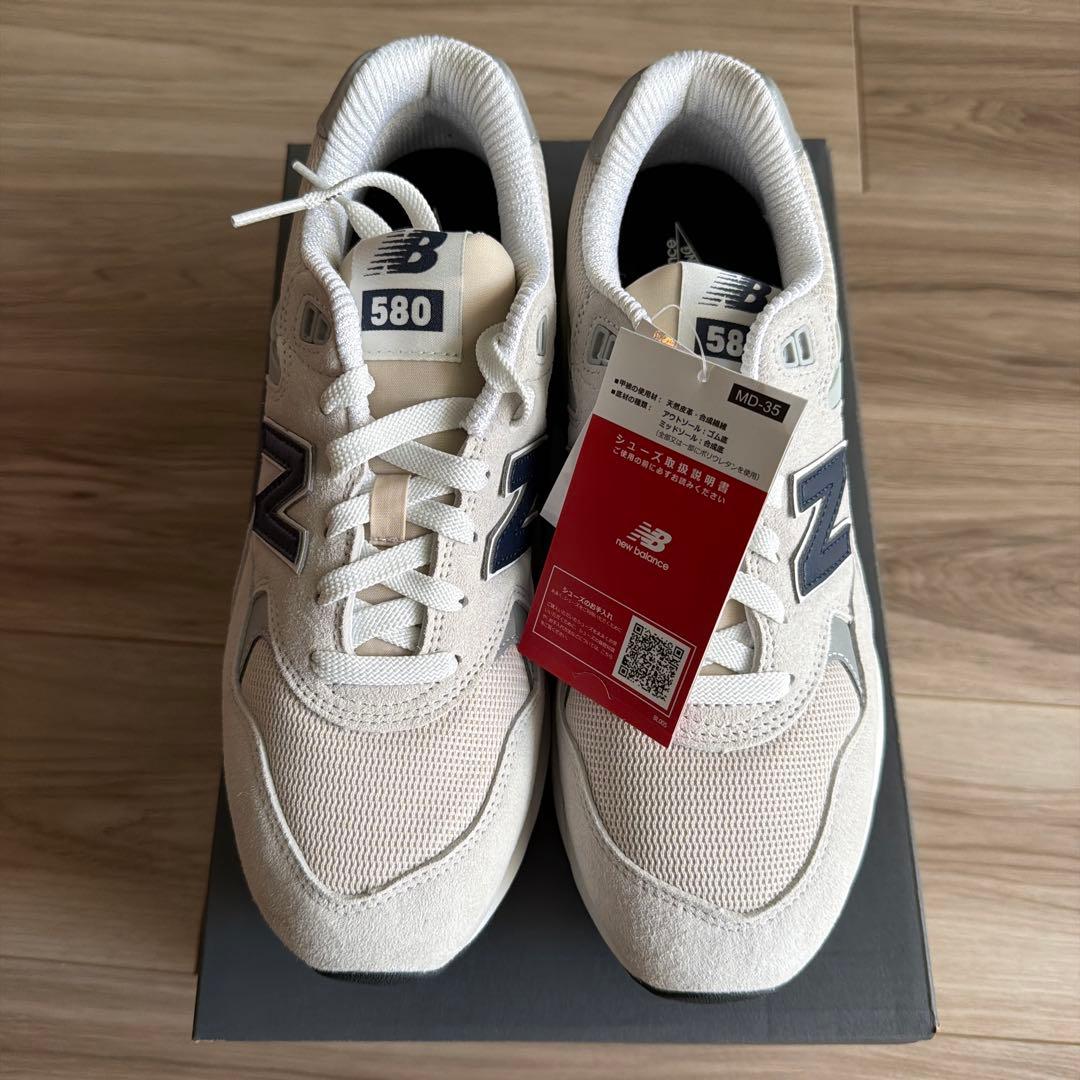 New Balance 580 グレーネイビー新品27cm