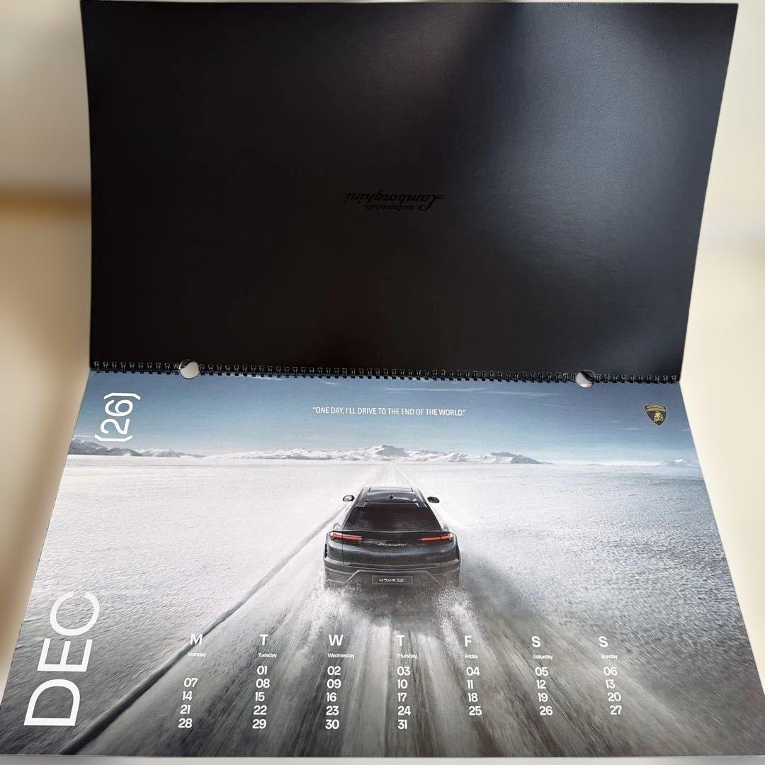 【非売品】2026年/ランボルギーニ/壁掛けカレンダー/大型