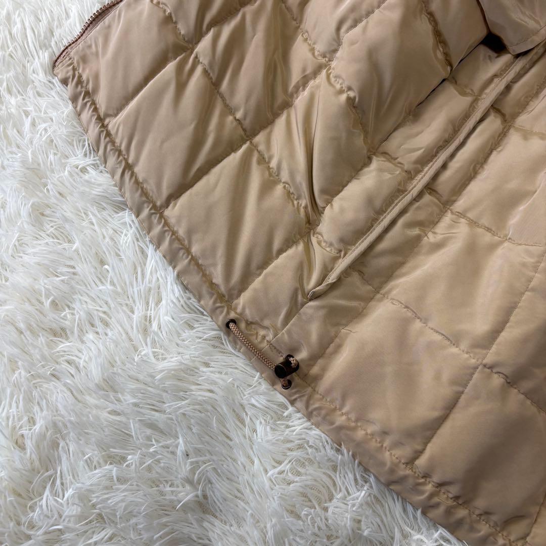 MaxMara✨大きいサイズ　キルティングダウン　バージンダウン　ベージュ　XL