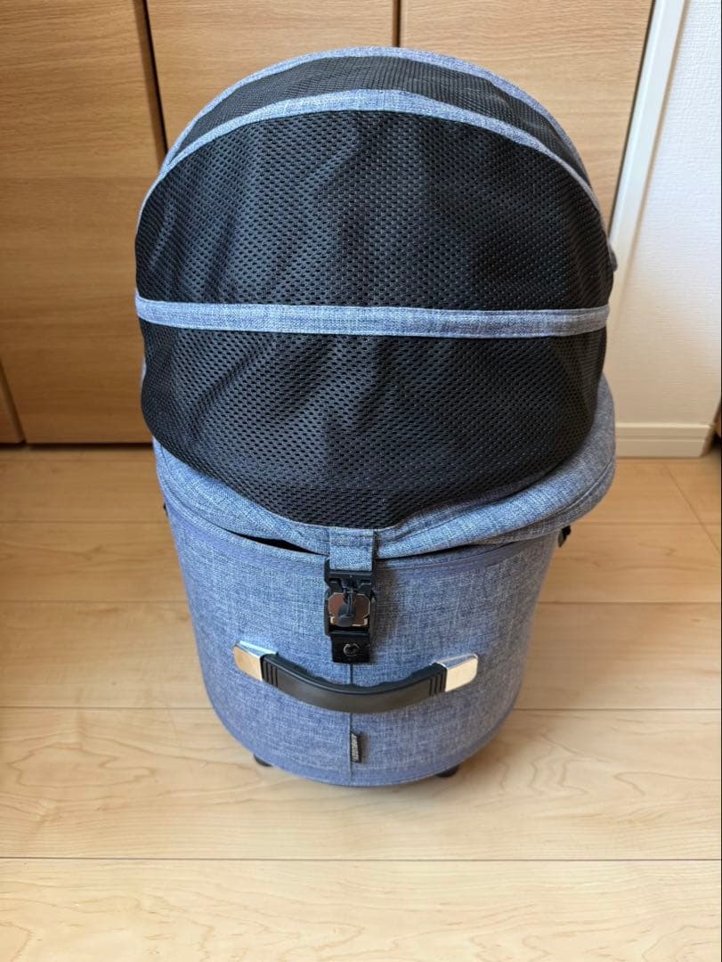 犬用バギー 【AIRBUGGY ドーム3 レギュラーサイズ メランジデニム】