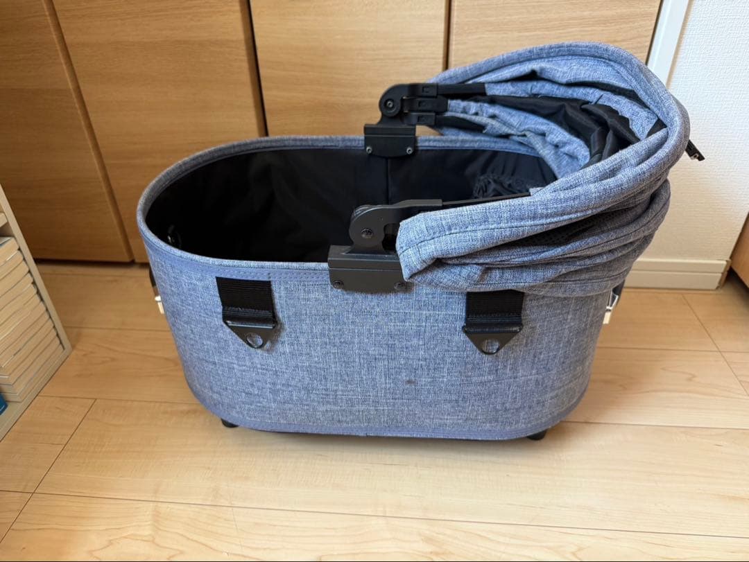 犬用バギー 【AIRBUGGY ドーム3 レギュラーサイズ メランジデニム】