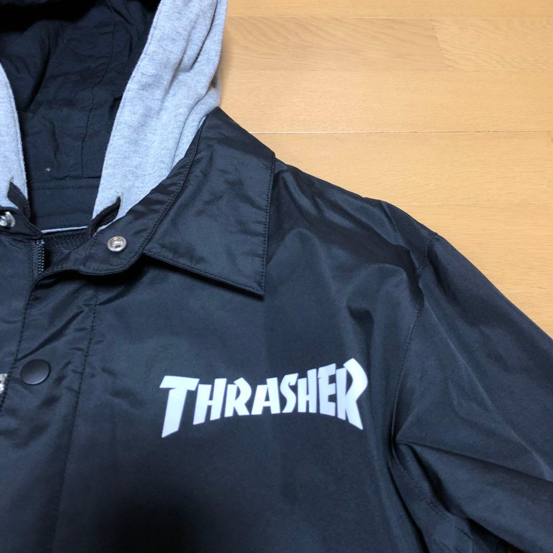 AA スラッシャー コラボ　コーチジャケット　ブラック　Sサイズ　ブラック