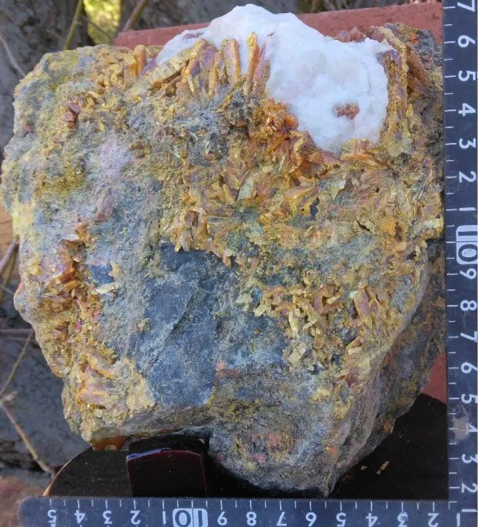 【希少!!!】オーピメント（雄黄）天然石　総重量4.7kg　　,mt610