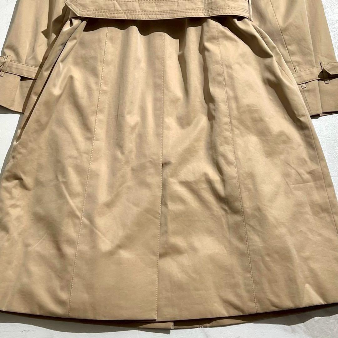 【極美品】バーバリー ステンカラーコート ノバチェック ライナー ハニーベージュ