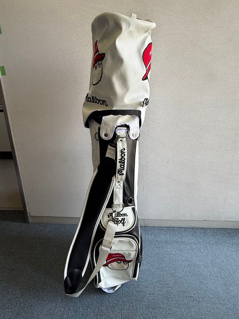 Malbon マルボンゴルフ キャディバッグ ホワイト