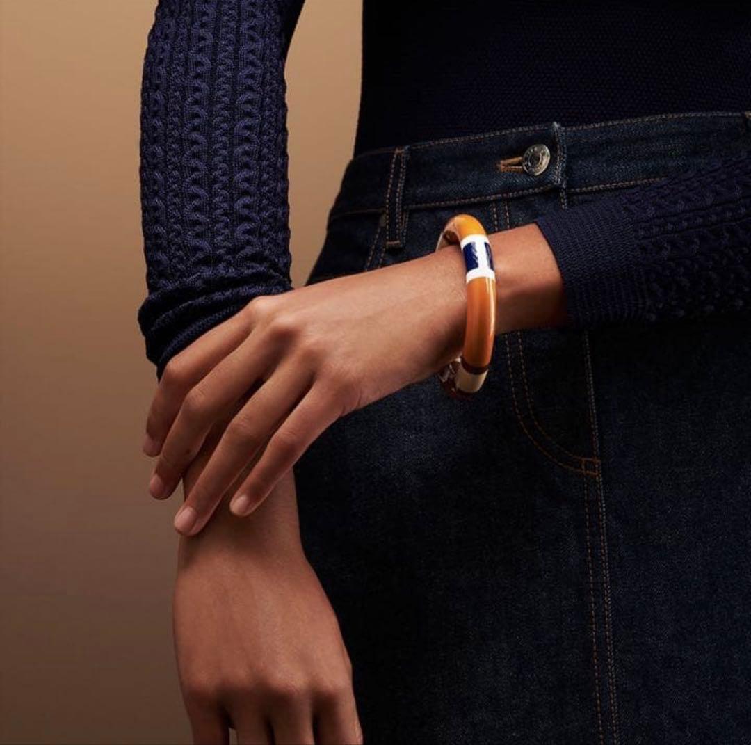 2/11まで‼️HERMES ブレスレット H エキップ ラッカーウッド