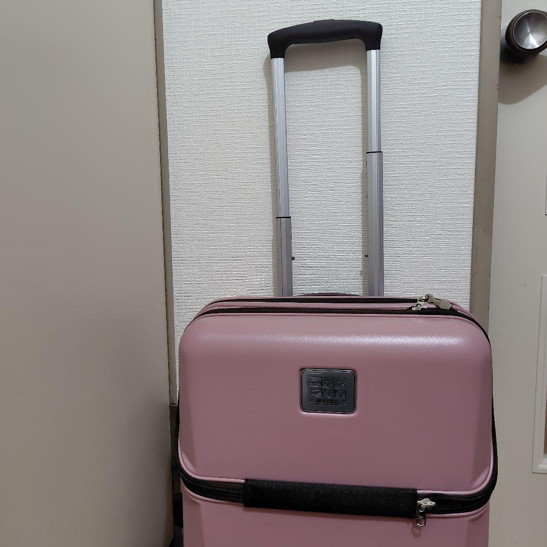 キャリーケース キャリーバッグ マンハッタナーズ ねこ ピンク