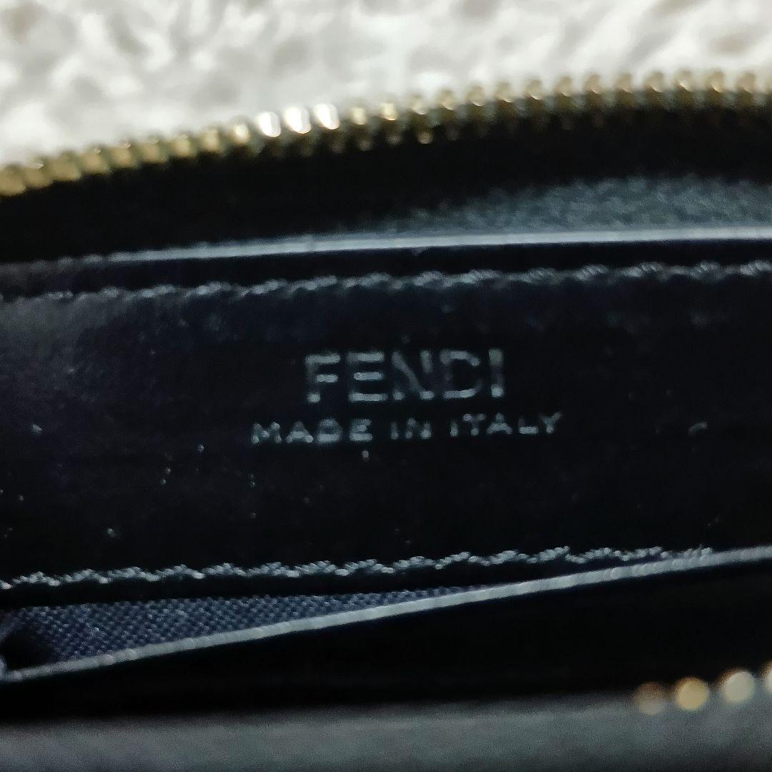 フェンディ　財布　ケース　小銭入れ　モンスター　バグズアイ　黒　正規品