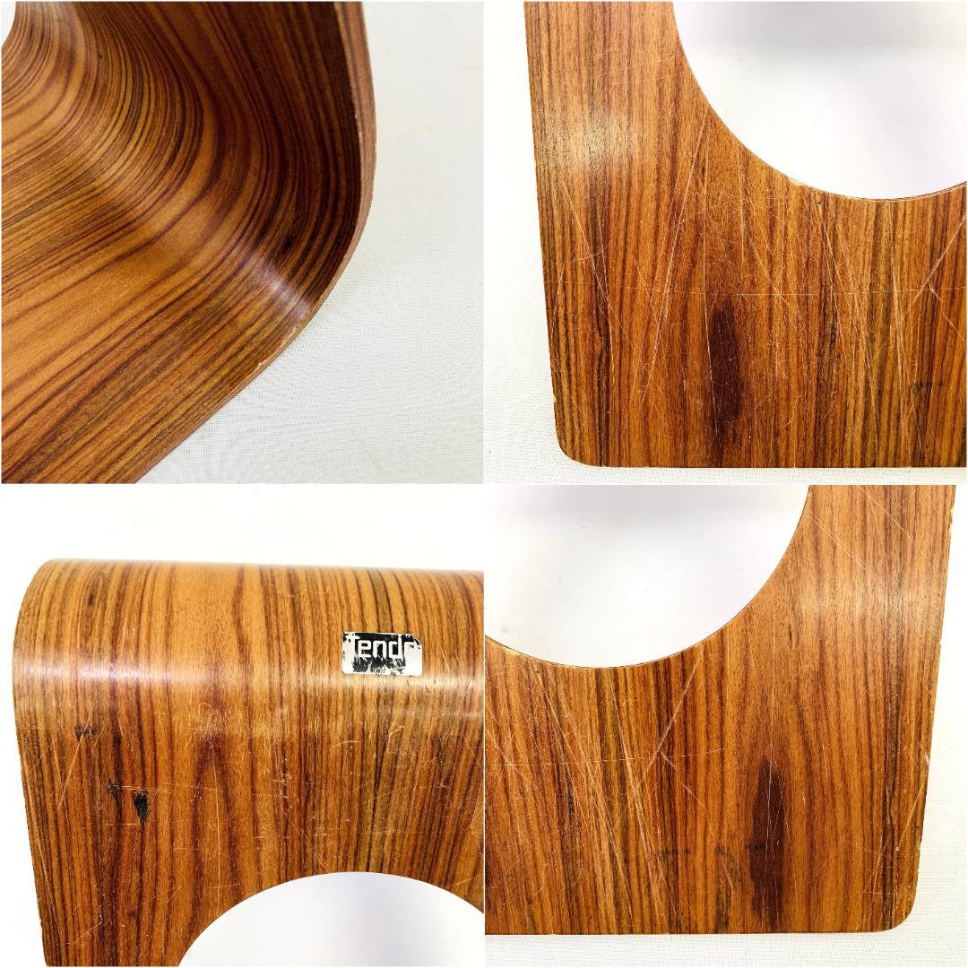 Tendo 天童木工 座椅子 2脚セット 藤森健次 曲木 ケヤキ ローズウッド④