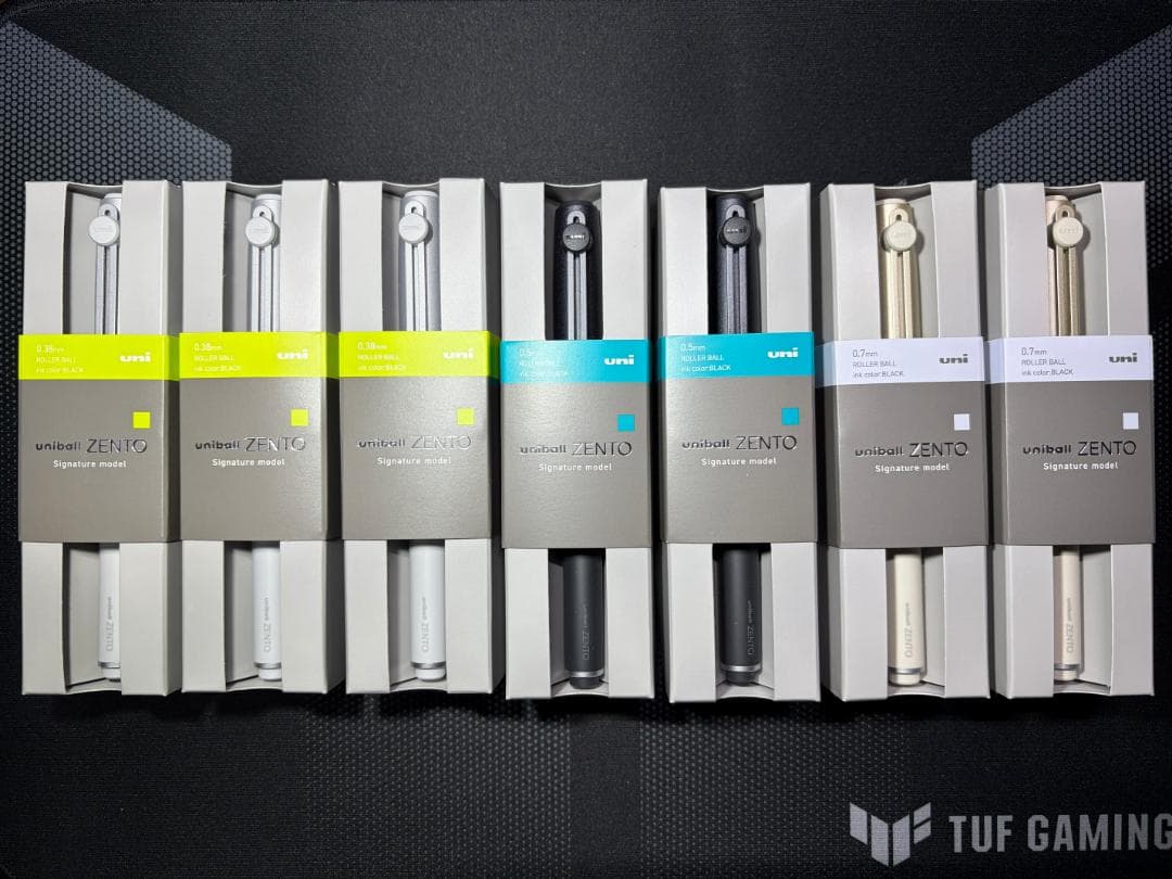 三菱鉛筆 ユニボール ゼント シグニチャーモデル 7本セット 新品