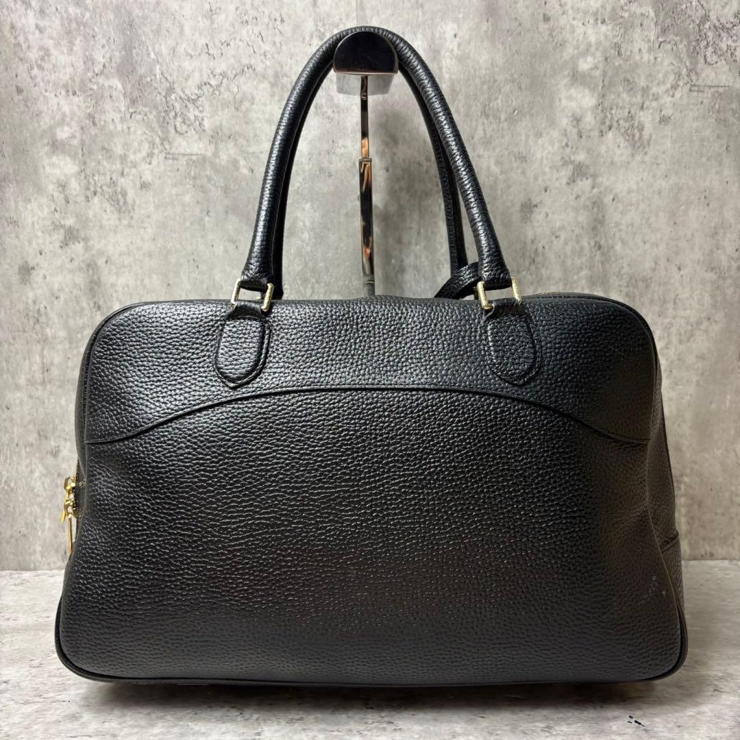 極美品タグ付き✨A.D.M.J. スワロフスキー ボストンバッグ ビジュー 黒