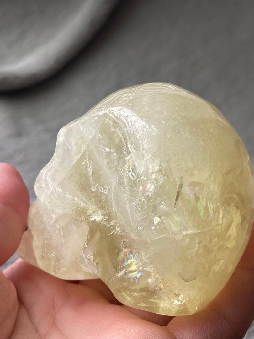 シトリン✨ スカル ♡大きい虹がでます╰(*´︶`*)╯♡