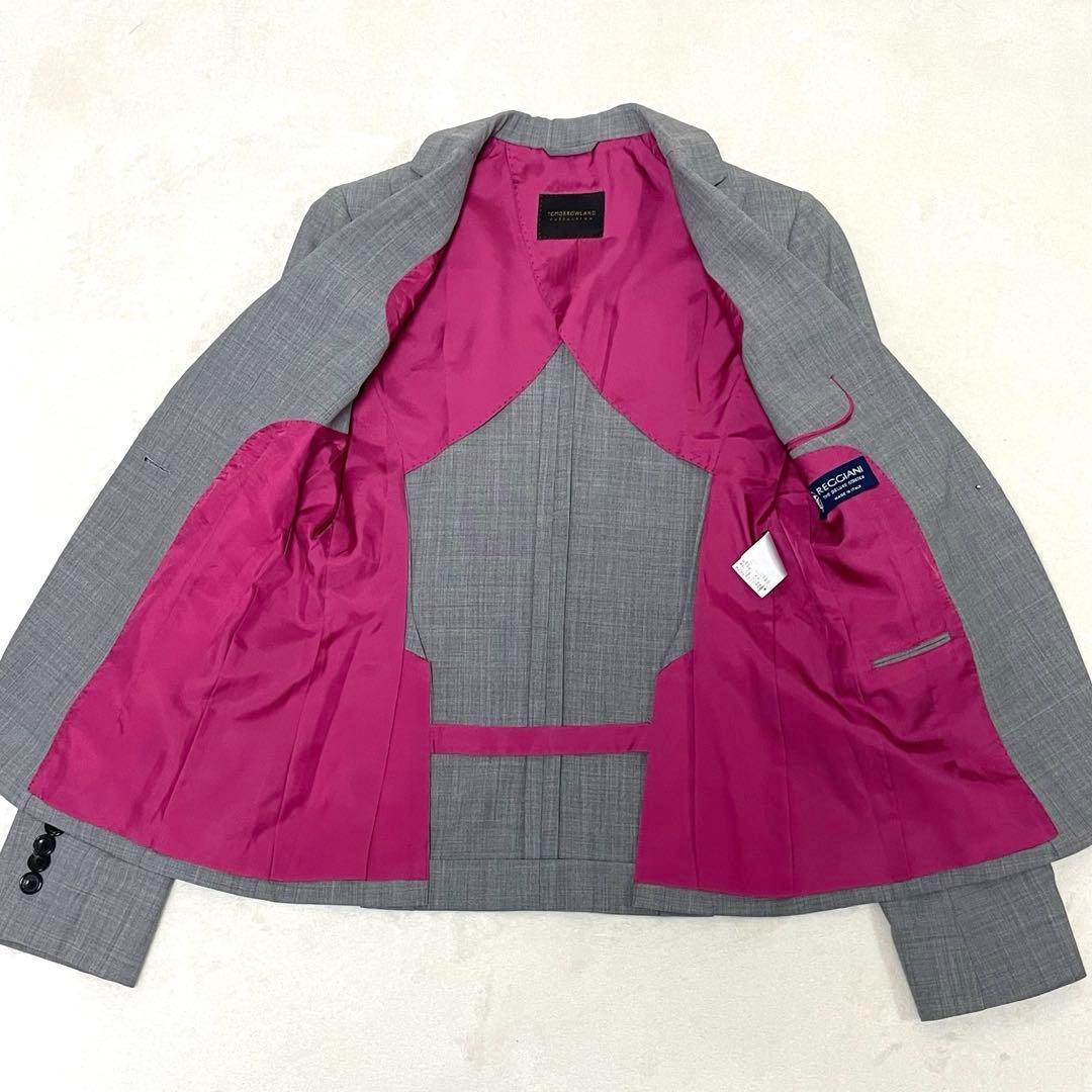 トゥモローランドコレクション　スラックススーツ　イタリア製生地　美品　ジャケット