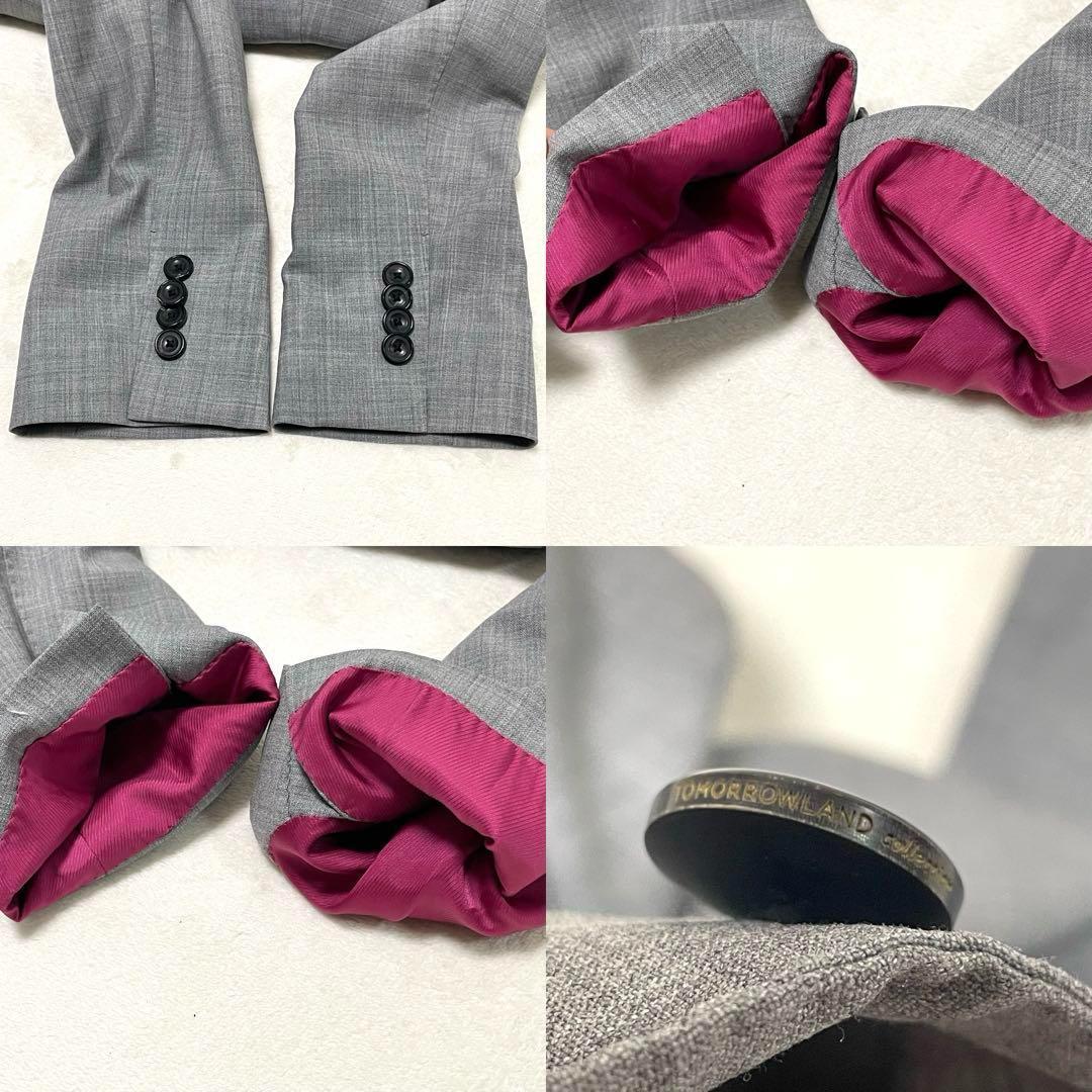 トゥモローランドコレクション　スラックススーツ　イタリア製生地　美品　ジャケット