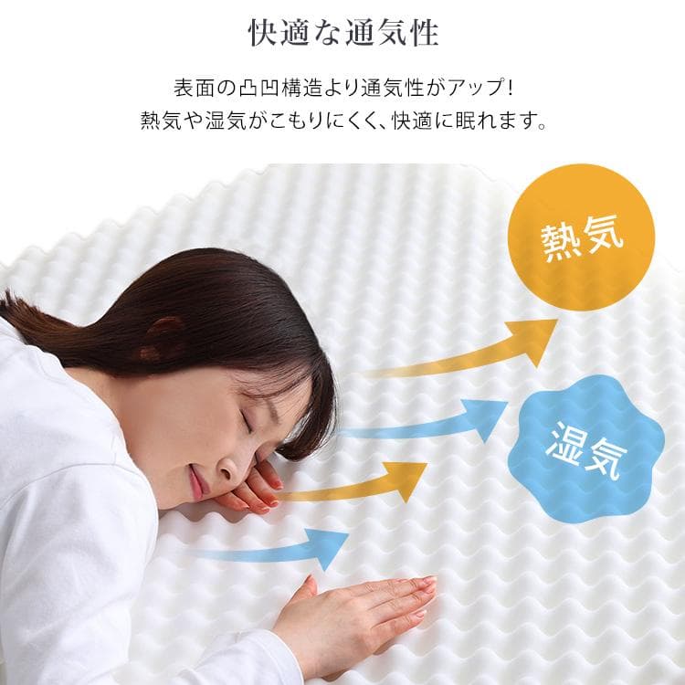 高反発プロファイルウレタンマットレス Beleza10 (セミダブル)