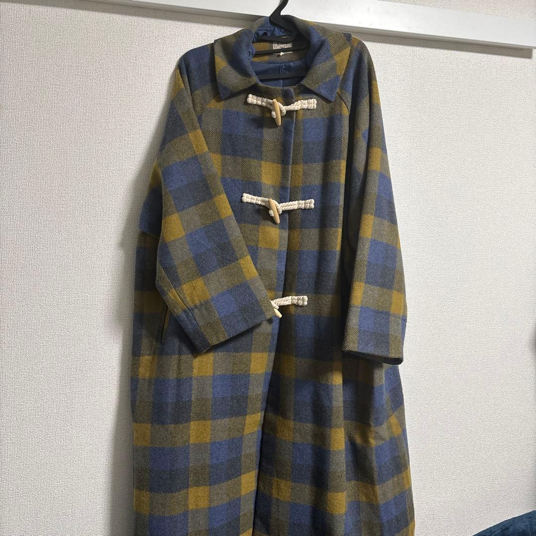 タスマニアウール2WAY襟ロングコート　サマンサモスモス