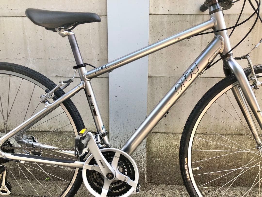 【美品・整備済】ブリヂストン　オルビー700 21速　クロスバイク　CT420
