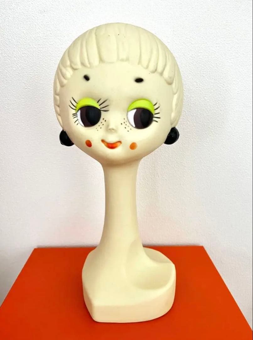 《希少品》ヘッドマネキン・ツイッギー 貯金箱