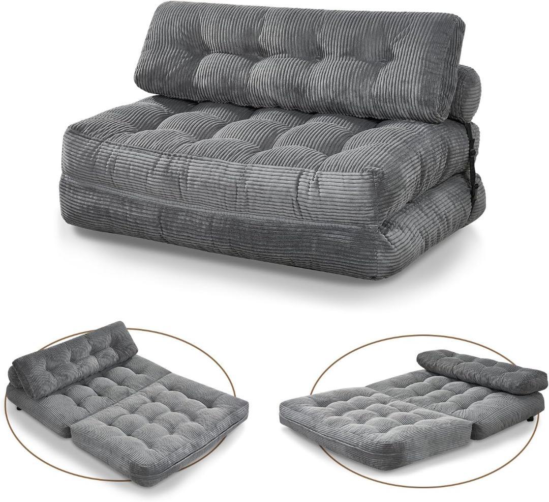 折りたたみ式ソファベッド、枕付き折りたたみ式マットレス付