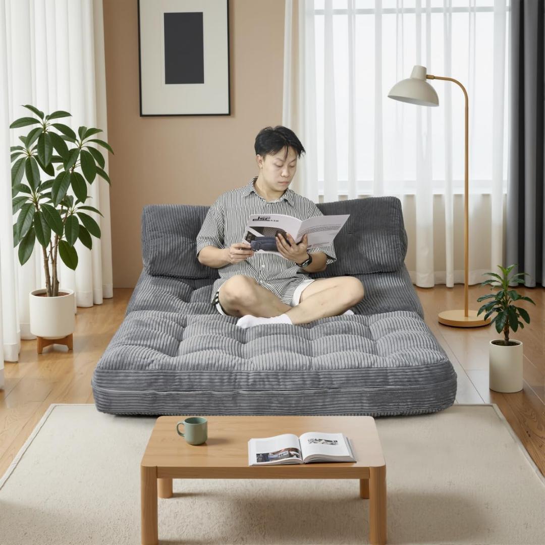 折りたたみ式ソファベッド、枕付き折りたたみ式マットレス付