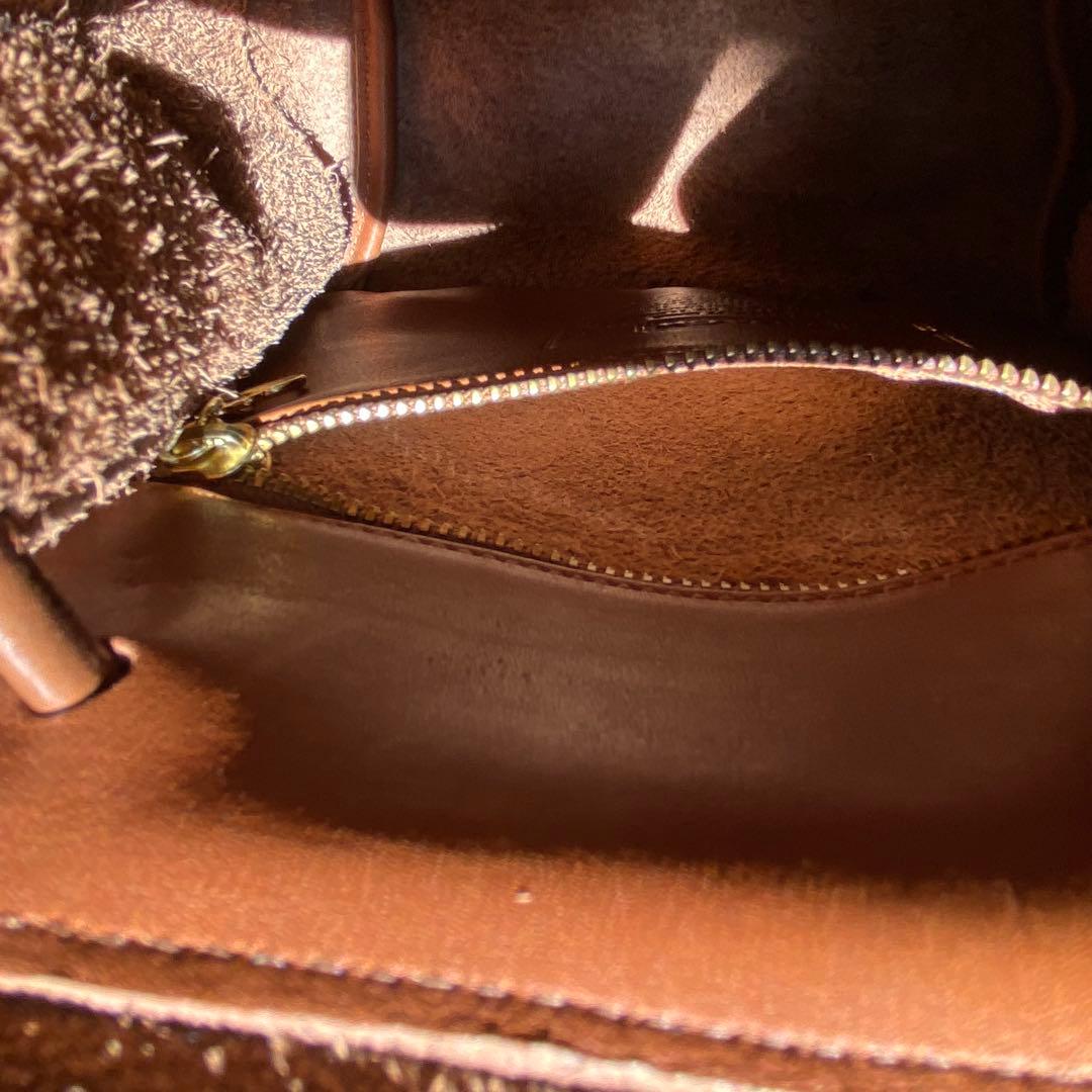 美品 COACH オールドコーチ 9960 本革 レザー リュック ブラウン系