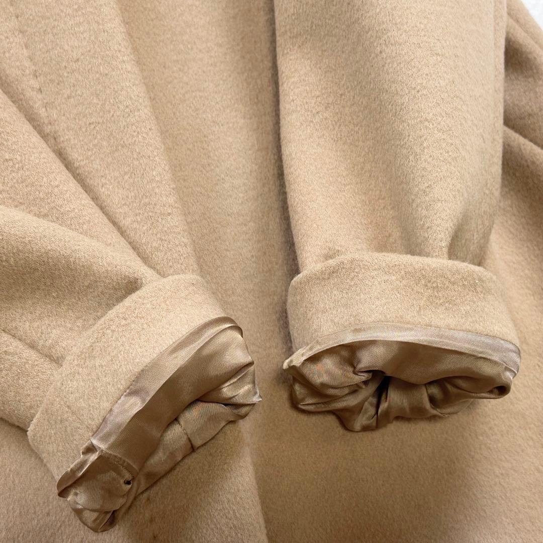 Deuxieme Classe ノーカラーコート キャメル サイズ38