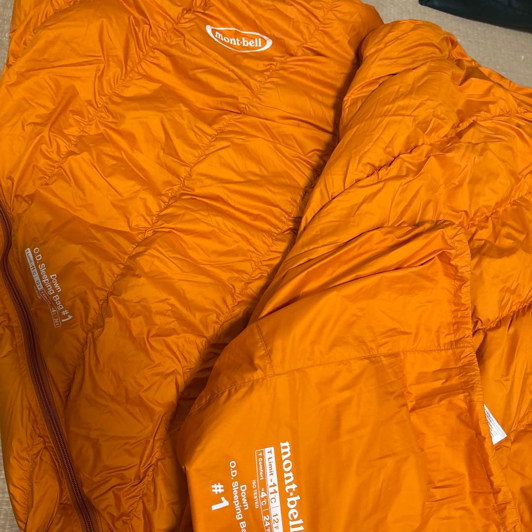 モンベル　ダウンO.D.スリーピングバッグ#1